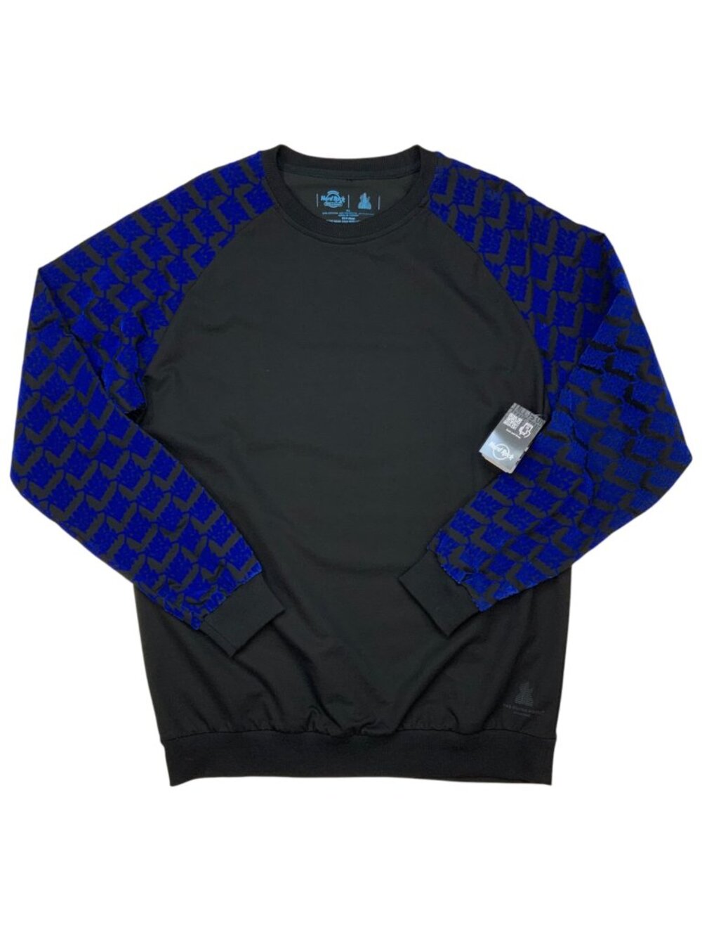 Hard Rock Casino Guitar Hotel Sweatshirt XL Black Blue NEW